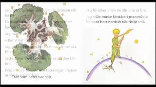 Ljudbok Den lille prinsen kapitel 5 Baobabträd [upl. by Odlanyer]