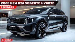 Unveiling The New 2026 KIA Sorento Hybrid Facelift More Bold More Power and More Efficient [upl. by Leunam]