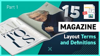 Anatomy of a Magazine Layout Part 1  15 Terms and Definitions [upl. by Huan]