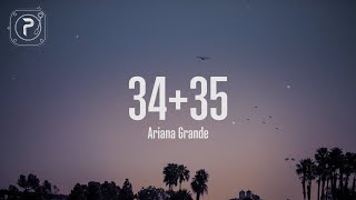 3435  Ariana Grande Lyrics [upl. by Lemar]