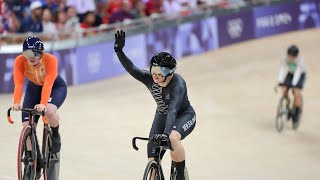 Ellesse ANDREWS Wins Gold medal for New Zealand in Womens keirin  Ellesse ANDREWS Wins Gold medal [upl. by Ecinreb]