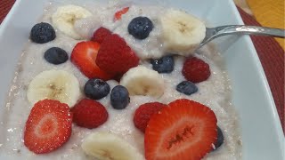 Desayunos De Avena Con Leche y Fruta [upl. by Aiyt689]