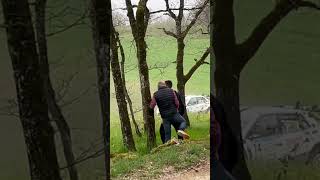 Rally terre des causses 2024 crash like sportscar car rally rallycar shorts [upl. by Naid]