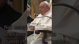 papafrancesco  quotPoveri noi se smettiamo di sognarequot shorts [upl. by Larrie]