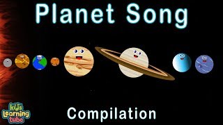 The Planet Song  Space Explained by KidsLearningTube [upl. by Nnaarual]