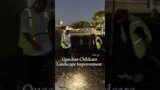 Current Work Quechan Childcare Landscape Improvements landscaping construction shorts YDC [upl. by Mullen]