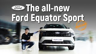 First Look At The allnew Ford Equator Sport SUV  Facelift Already  Review [upl. by Ozkum]