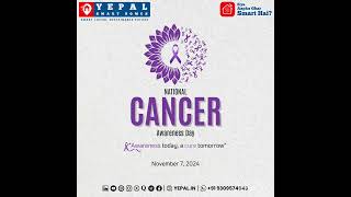 🎗️National Cancer Awareness Day❤️‍🩹 CancerAwareness CancerAwarenessDay pune yepalsmarthomes [upl. by Dorelia]