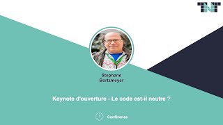 Le code estil neutre   Stéphane Bortzmeyer [upl. by Lovell497]