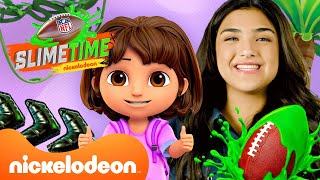 How to Play Football with Dora 🏈 NFL Slimetime Full Episode  Nickelodeon [upl. by Chemosh]