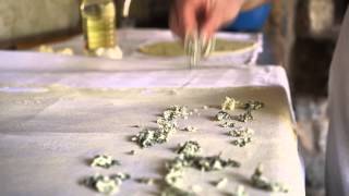 Making Fresh Pita In Macedonia  Spinach And Cheese  Oreov Lad Restaurant  Travel Blog [upl. by Olga621]