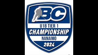 U18 T1 East Kootenay Crusaders vs U18 T1 Victoria Admirals [upl. by Buckingham]