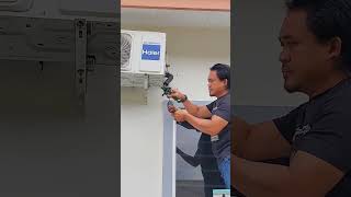 TROUBLESHOOTING Aircond Installation izmadi amateuraircondservices airconditioninginstallation [upl. by Haig749]