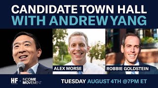 Live Town Hall with Andrew Yang Alex Morse and Robbie Goldstein [upl. by Ammamaria99]