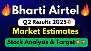 Bharti Airtel share q2 results 2025 share analysisBharti Airtel share latest newsResult today [upl. by Enirol95]