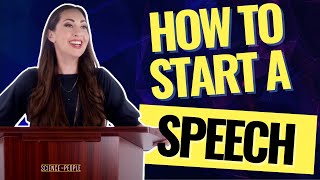 How to Start a Speech The Best and Worst Speech Openers [upl. by Aener]