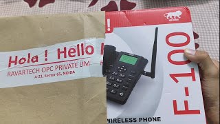 Wireless sim card support Telephone Unboxing [upl. by Eerak]