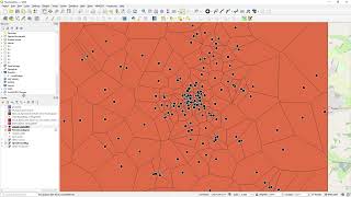 QGIS Voronoi polygons [upl. by Giraud]