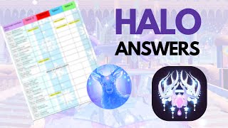 GLITTERFROST 2023 HALO ANSWERS  Royale High [upl. by Doner154]