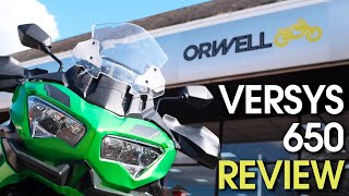 Kawasaki Versys 650 Review and Test Ride 4K [upl. by Atilahs]