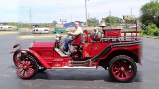 1917 AMERICAN LAFRANCE TYPE 40 TRIPLE COMBINATION PUMPER FIRE TRUCK [upl. by Dniren]