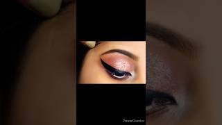 How to use Lipstick as Eyeshadow  Pink Gilliter Smokey Eye Makeup Tutraial  Quick Eyemakeup [upl. by Hertberg]