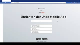 IGS Ihlow Einrichten der Untis Mobile App [upl. by Sibeal]