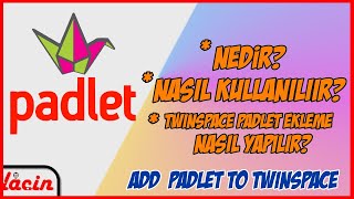 Padlet Kullanımı  Twinspace Padlet Ekleme  Iframe  Yorum Nasıl Eklenir Add padlet To Twinspace [upl. by Corvin213]