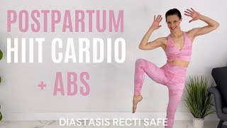 15 Minute Postpartum Workout  Cardio  Pilates Abs  Diastasis Recti Safe [upl. by Hannasus203]