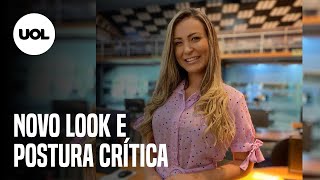 Andressa Urach estreia novo look e critica evangélicos em vídeo [upl. by Alleusnoc212]