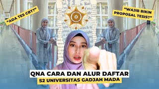 QNA CARA DAFTAR S2 UGM 2024 CATAT YAAA [upl. by Ybrek]