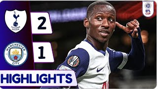 Tottenham vs Manchester City 21 Highlights amp Goals [upl. by Almund423]