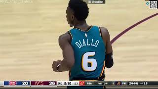 Hamidou Diallo 8 PTS All Possessions 20230208 [upl. by Yelyak125]