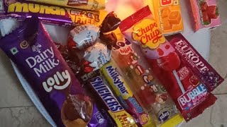 Sweets lollies toffees jellies choclairs Snickers milkybarDiyas lights [upl. by Zebulen]