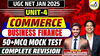 UGC NET COMMERCE 2025  UNIT4 Business Finance  MCQ MOCK TEST  NTA NET Commerce [upl. by Atalie115]