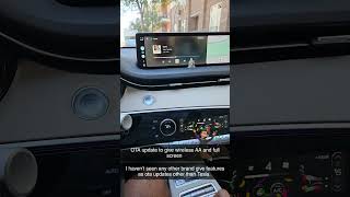 GV70 OTA update now gives wireless Android Auto and Car Play [upl. by Sihon]