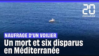 Italie  Un mort et six disparus dans le naufrage d’un voilier balayé par une trombe marine shorts [upl. by Darelle]