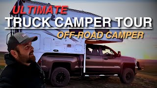 I Transformed a 20 Year Old Truck Camper into a 4x4 Mobile Tiny Cabin [upl. by Arratal402]