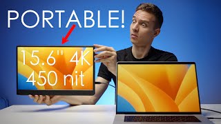 UPERFECT 4K 156 Portable Monitor Review [upl. by Leinnad]