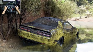 Rebuilding Dodge Challenger SRT Demon Forza Horizon 5 Logitech G29 Stering Wheel Gameplay [upl. by Notkcorb]