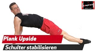 Schulter  Ellenbogen und Handgelenk stabilisieren  Reverse Plank [upl. by Ahsiuq]