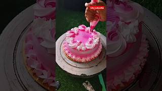 Pineapple cake recipe eggless homemadeviralvideos pineapplepastrycake shortvideo [upl. by Akemet]