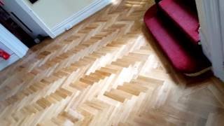 Tips On How To Lay Parquet Blocks In School Hallway [upl. by Norre313]