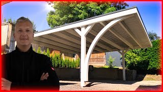 Doppelcarport selber bauen – Schritt für Schritt Anleitung [upl. by Ahsiemac]