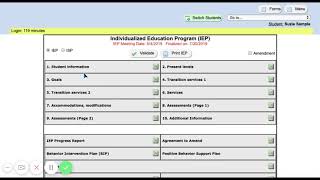 SpEd Forms Add Evaluation and IEP Meeting Dates [upl. by Culliton865]