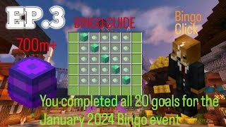 How to Bingo I January 2024 Edition 3 Hypixel Skyblock [upl. by Kahcztiy]