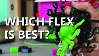 Flexible 3D Printing Filaments Tested  Which Flex is Best [upl. by Billye]