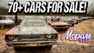 Exploring the LARGEST Mopar Sale Ever Extremely Rare Cars Everywhere [upl. by Richia]