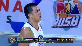 Michael Miranda IGNITES FOR NLEX vs San Miguel  PBA Season 49 Governors Cup [upl. by Steinke]