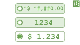 Formato de número personalizado en Google Sheets [upl. by Tove871]